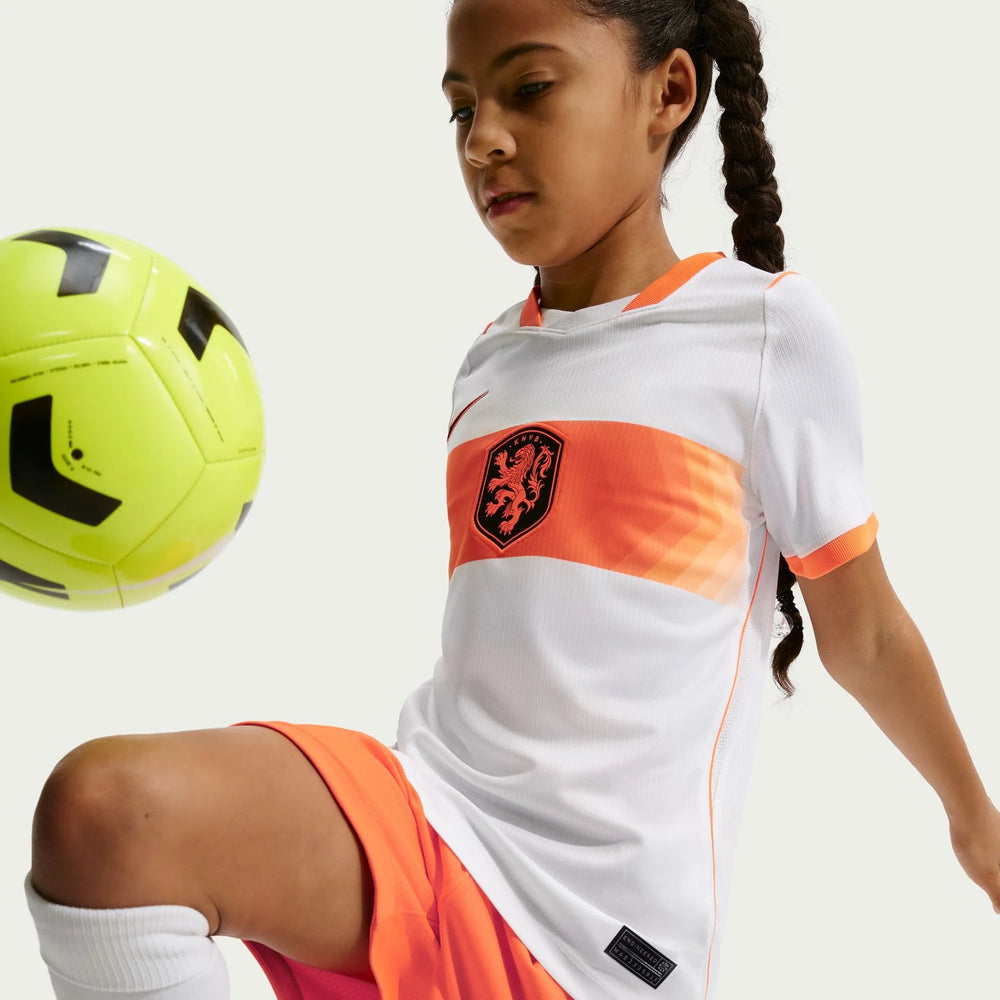 Nike 2026-27 Netherlands Youth Stadium Away Soccer Jersey White/Hyper Crimson/Black