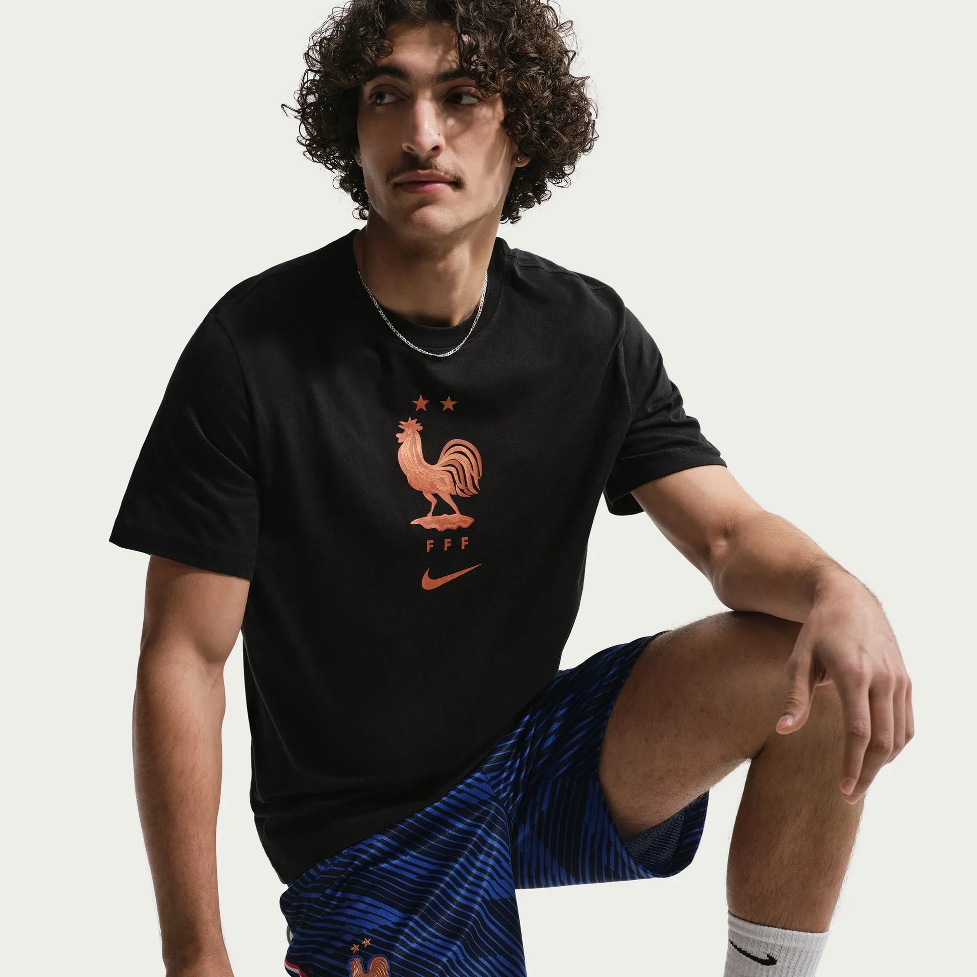 Nike 2026-27 France Men's Crest Tee Black