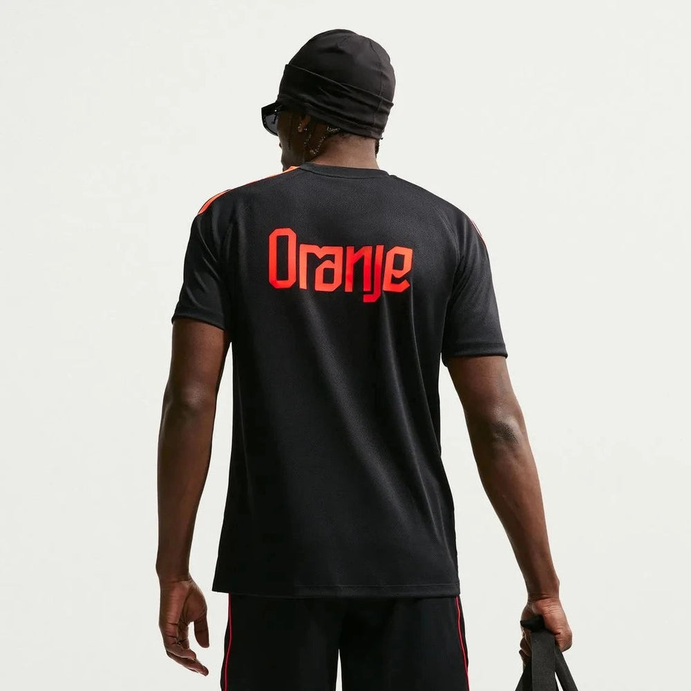 Nike 2026-27 Netherlands Men's Strike Top Black/Hyper Crimson/Hyper Crimson