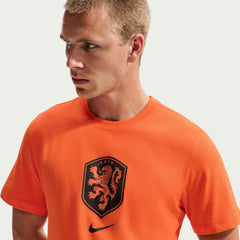 Nike 2026-27 Netherlands Men's Crest Tee Safety Orange