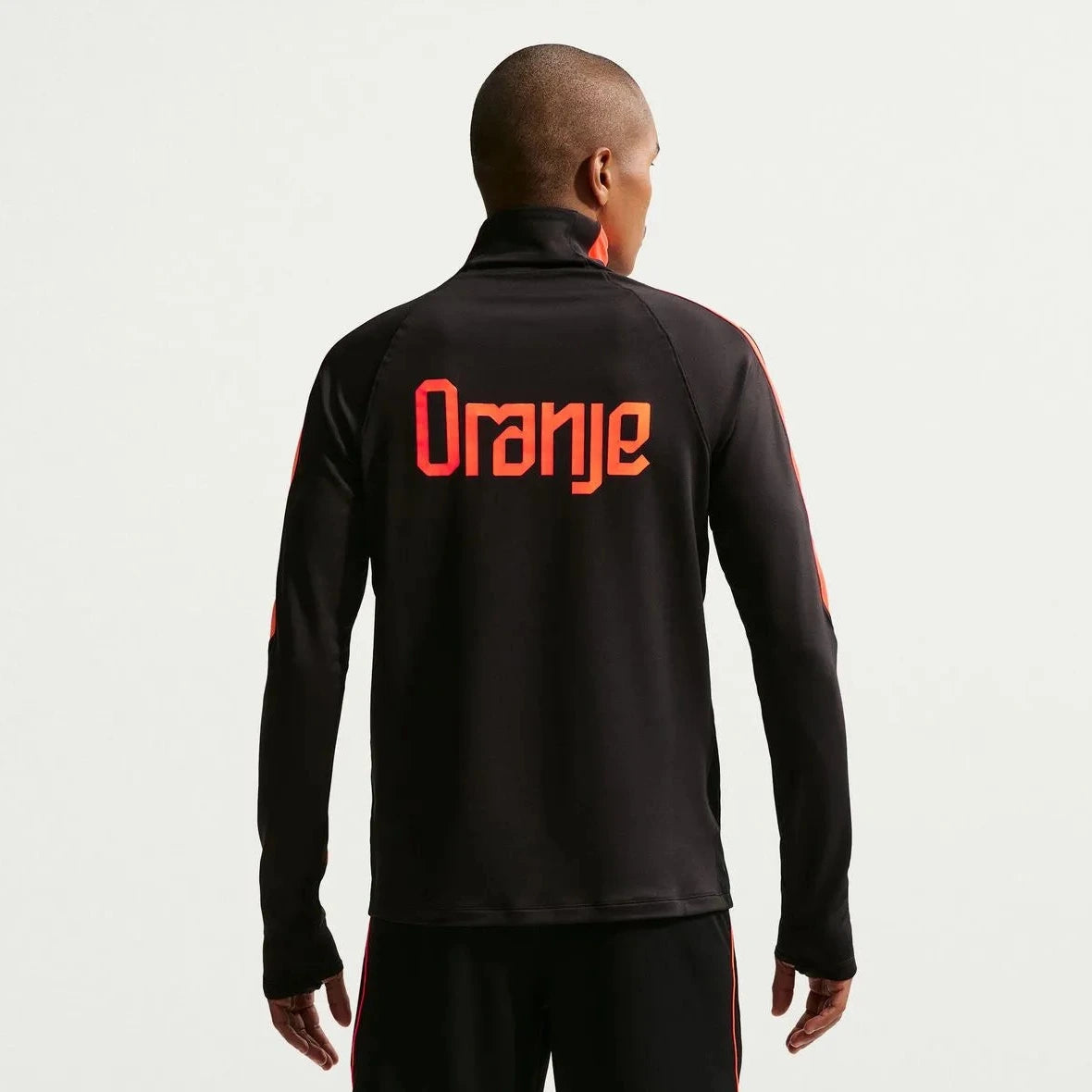 Nike 2026-27 Netherlands Men's Strike Drill Top Black/Hyper Crimson/Hyper Crimson