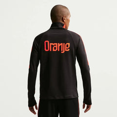 Nike 2026-27 Netherlands Men's Strike Drill Top Black/Hyper Crimson/Hyper Crimson