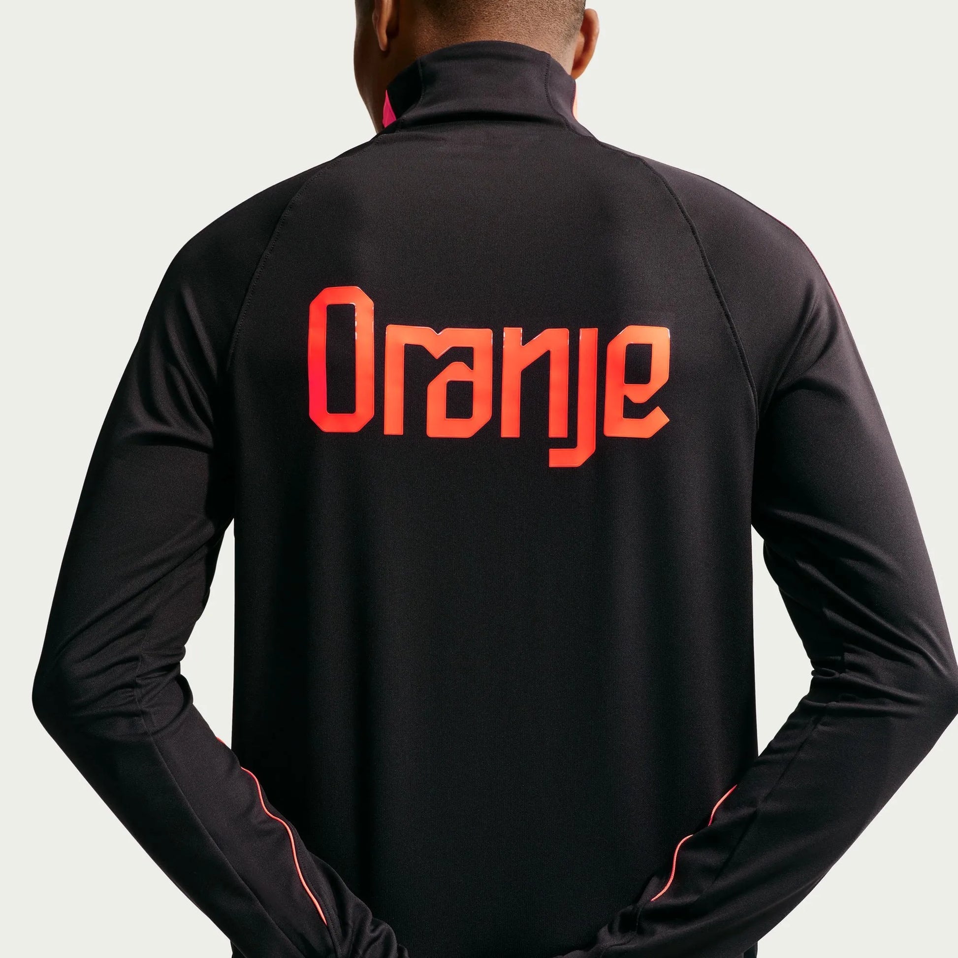 Nike 2026-27 Netherlands Men's Strike Drill Top Black/Hyper Crimson/Hyper Crimson