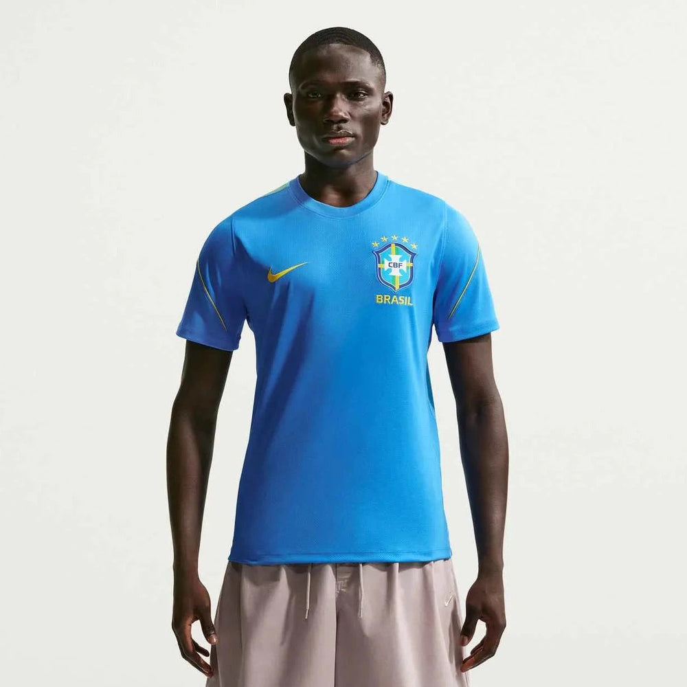 Nike 2026-27 Brazil Men's Strike Top LT Photo Blue/Light Menta/Midwest Gold