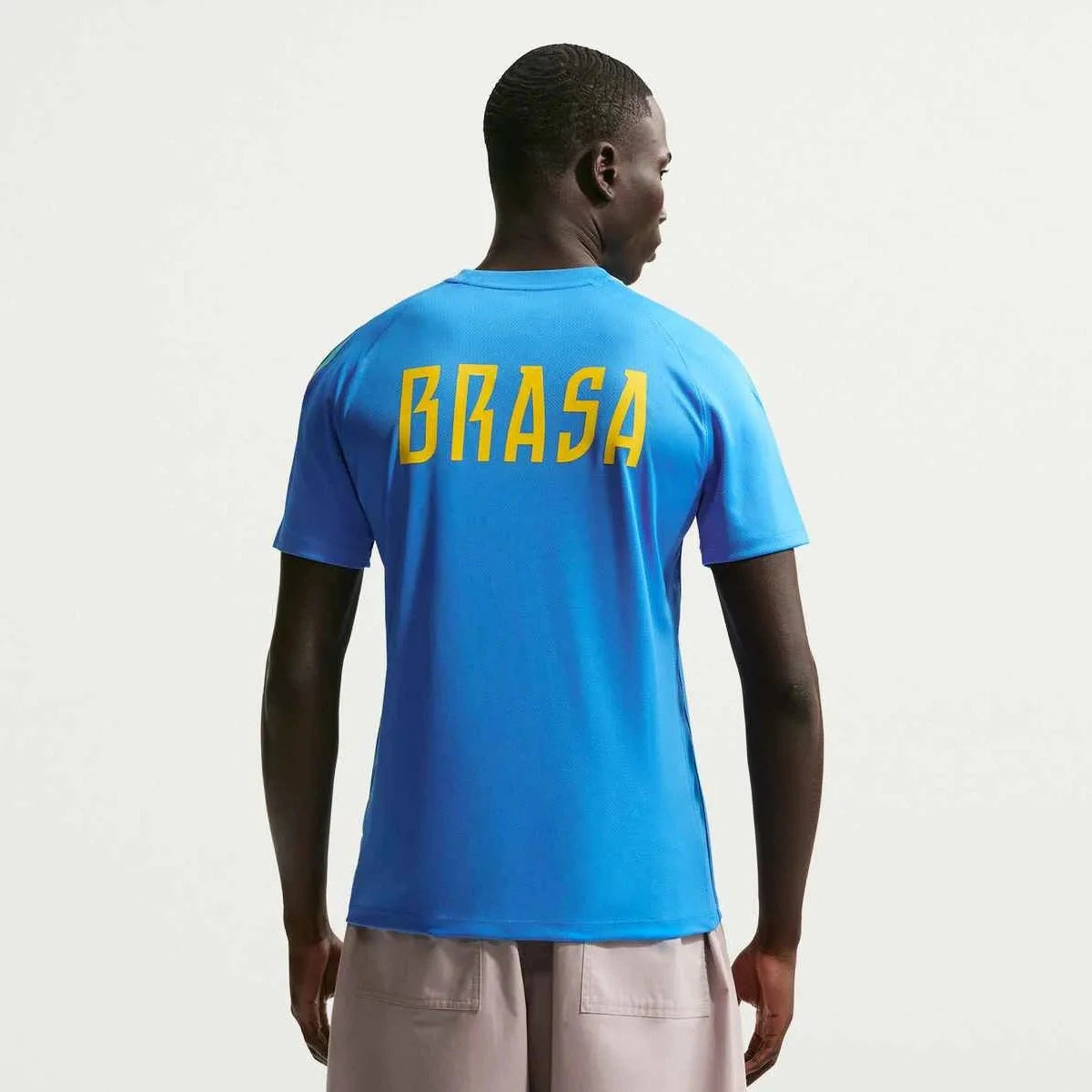 Nike 2026-27 Brazil Men's Strike Top LT Photo Blue/Light Menta/Midwest Gold