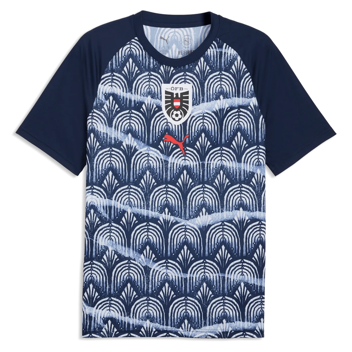 Puma 2026-27 Austria Men's Pre-Match Soccer Jersey Puma Navy-Puma Red