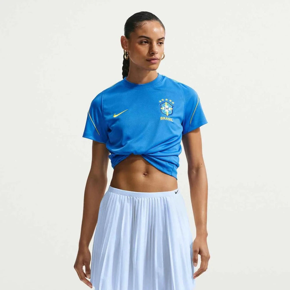 Nike 2026-27 Brazil Women's Strike Top Lt Photo Blue/Light Menta/Midwest Gold