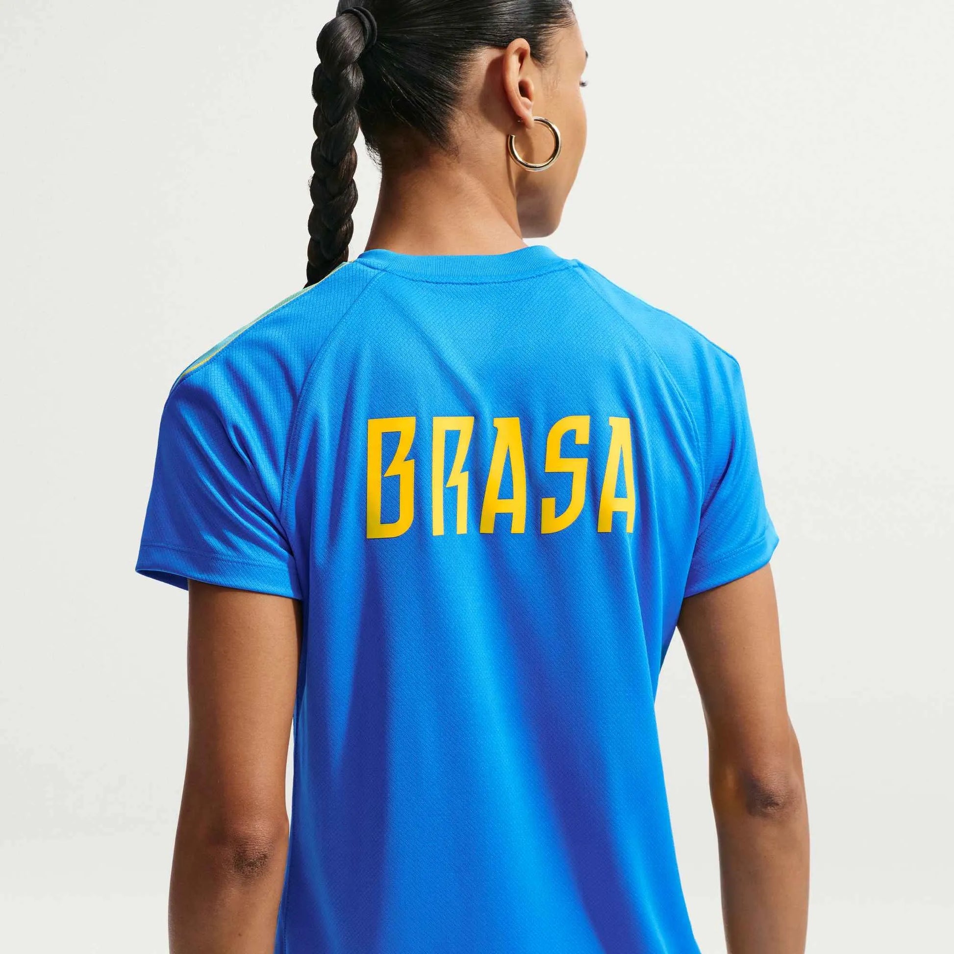 Nike 2026-27 Brazil Women's Strike Top Lt Photo Blue/Light Menta/Midwest Gold