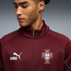 Puma 2026-27 Portugal Men's KING Anthem Jacket Ruby Shimmer-Sea Glass