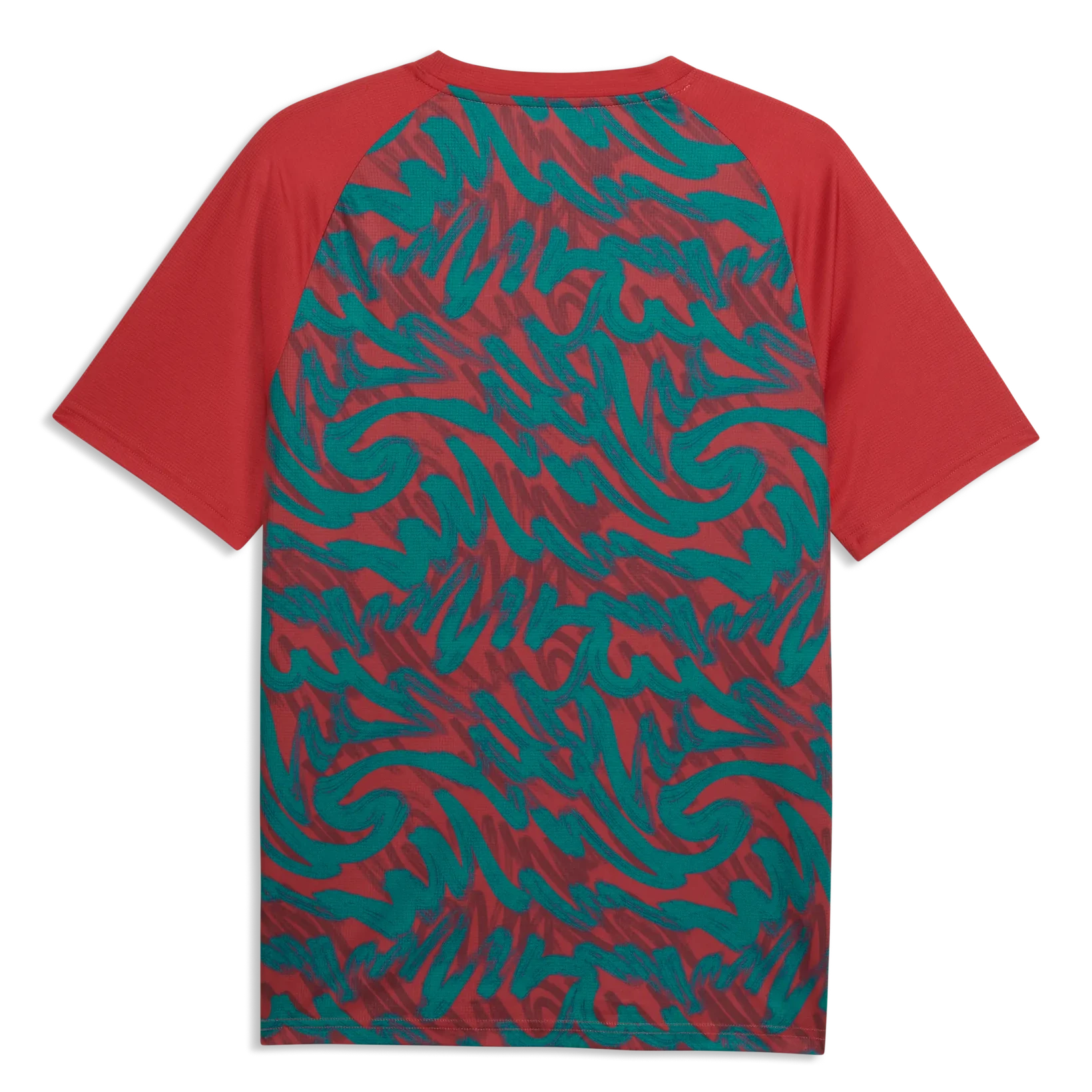 Puma 2026-27 Portugal Men's Pre-Match Soccer Jersey Club Red-Green Lagoon