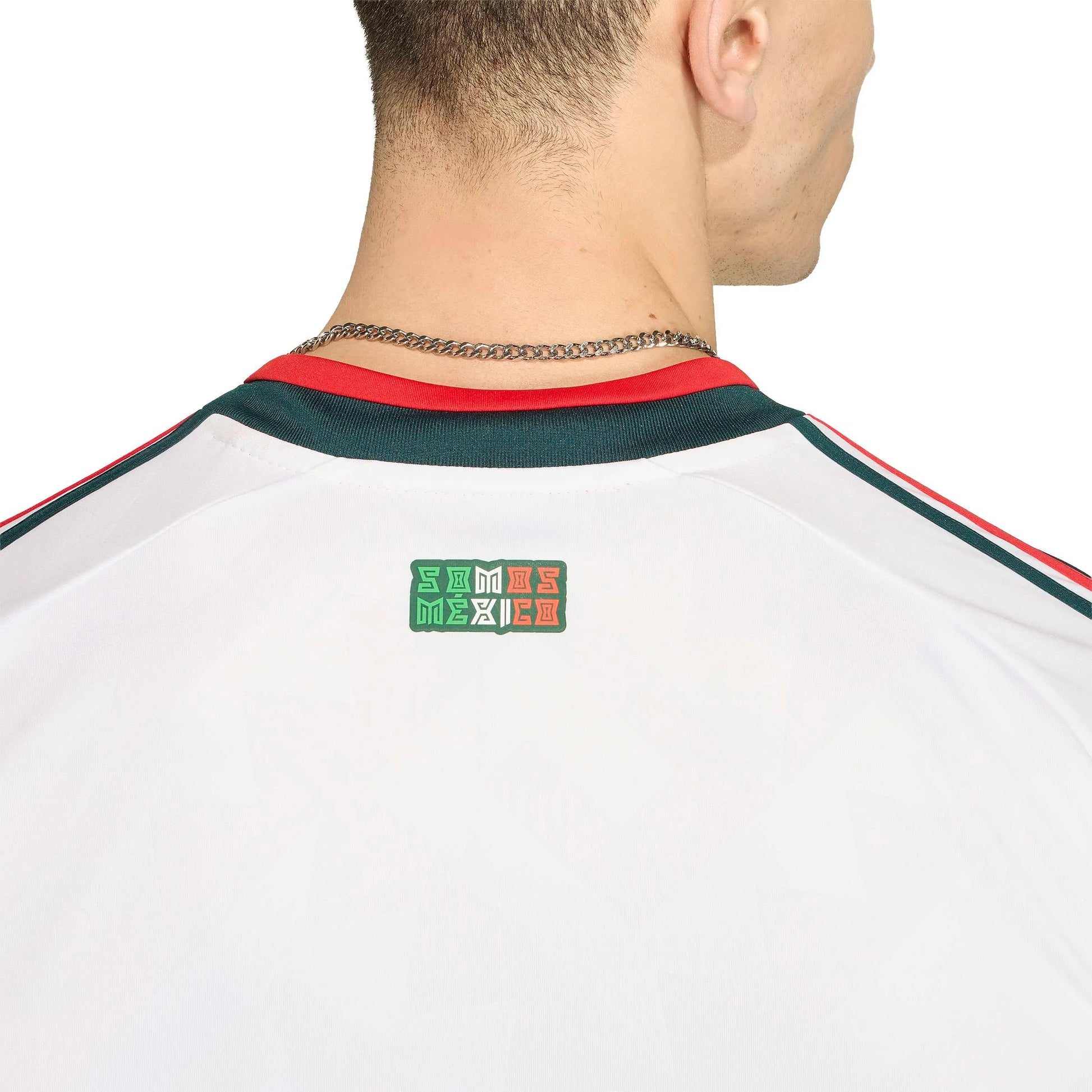 Adidas 2026 Mexico Men's Stadium Away Soccer Jersey White
