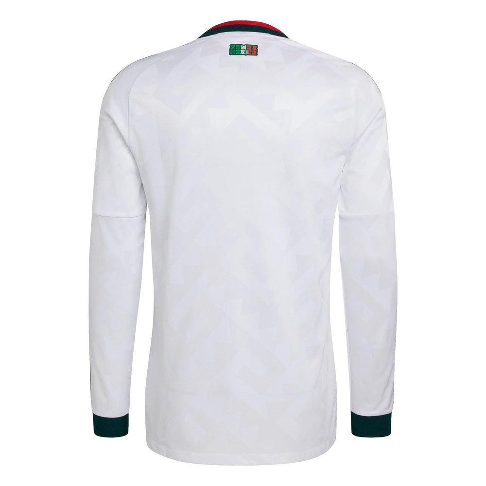 Adidas 2026 Mexico Men's Authentic Away Long-Sleeve Soccer Jersey White