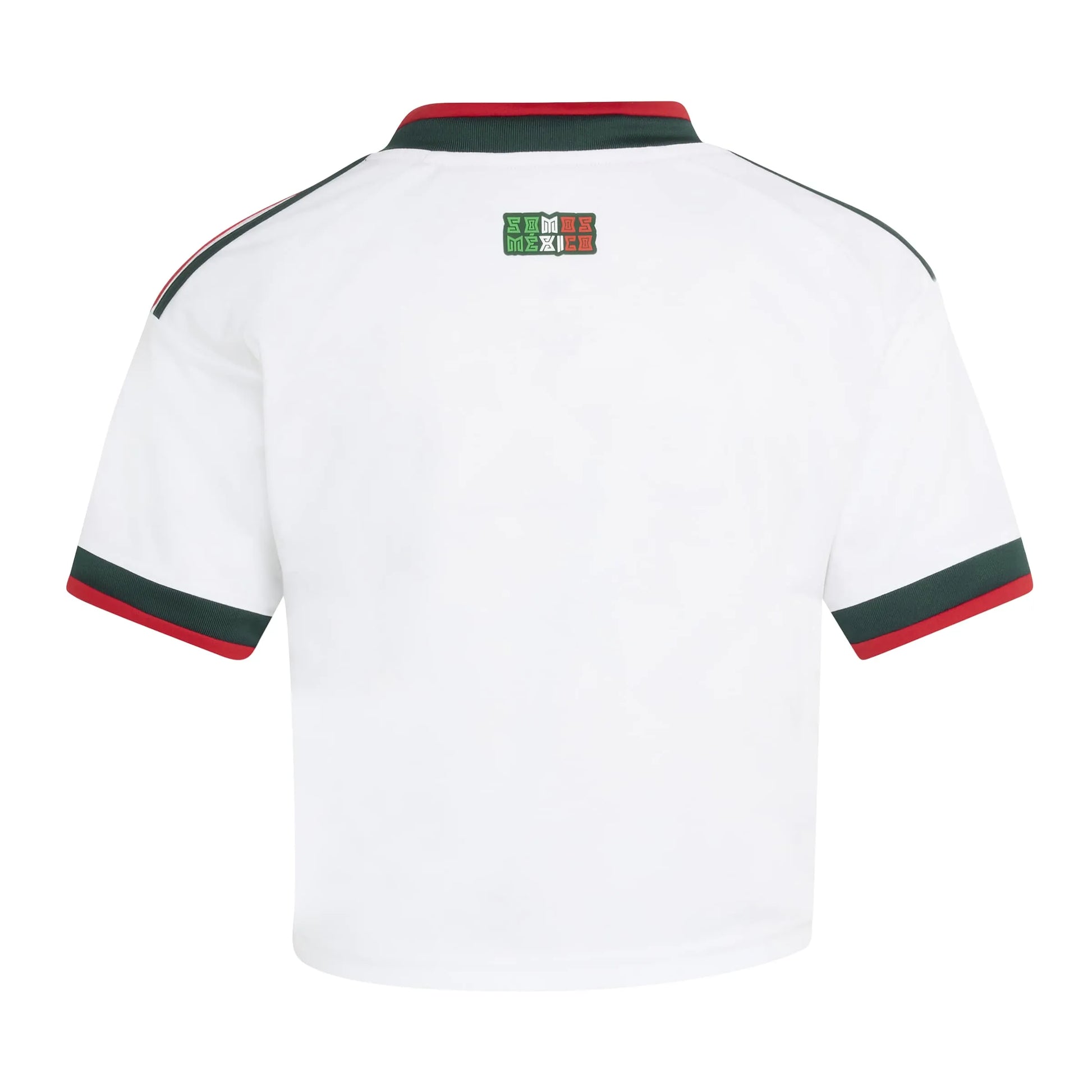 Adidas 2026 Mexico Women's Stadium Away Cropped Soccer Jersey White