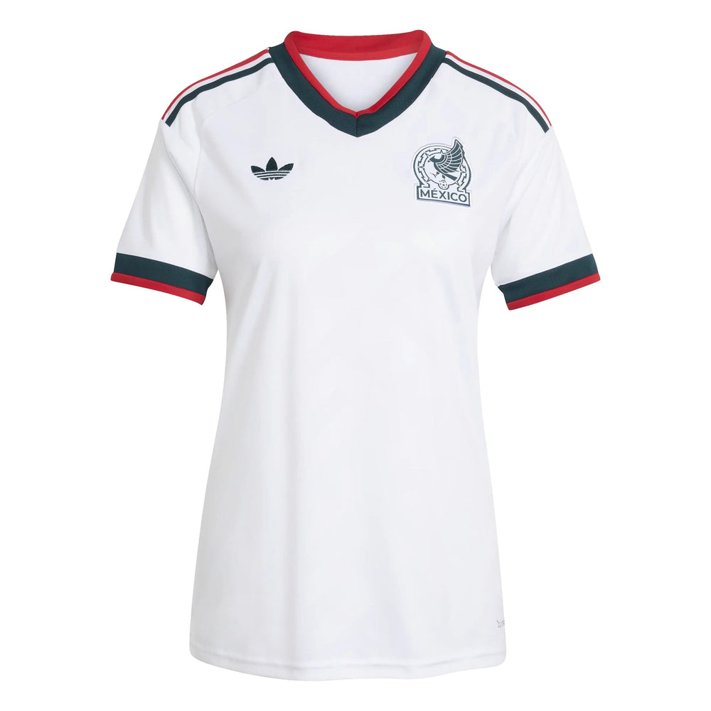 Adidas 2026 Mexico Women's Stadium Away Soccer Jersey White