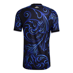 Adidas 2026 Argentina Men's Authentic Away Soccer Jersey Black / Lucid Blue / Blue Burst